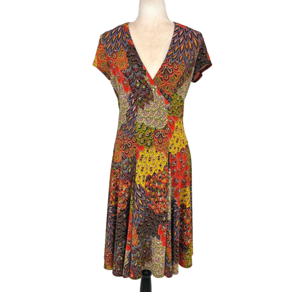 Joseph Ribkoff multicolour paisley dress